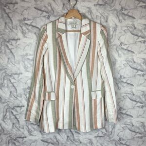 Rachel Zoe Women's Multicolor Striped Blazer